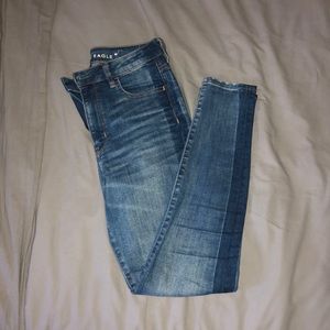 AE super high rise jeans